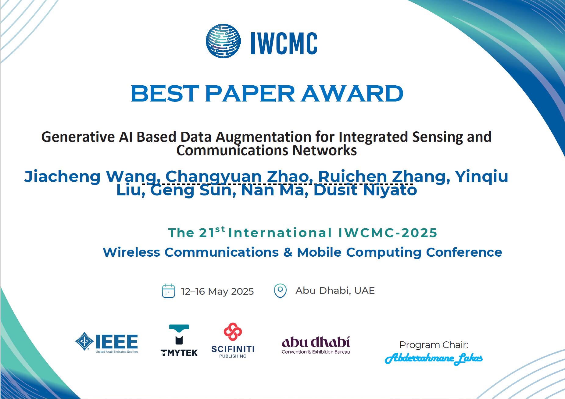 Best Paper Award